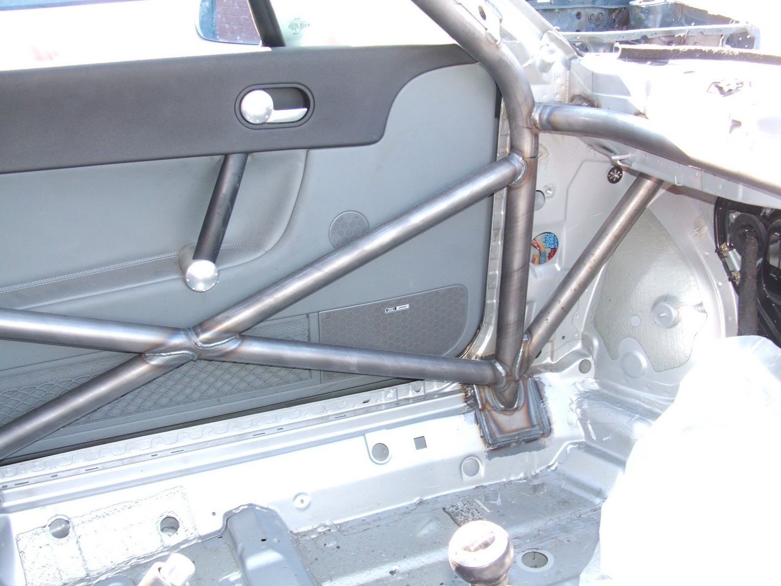 Audi TT Race Car Project Roll Cage Fitting