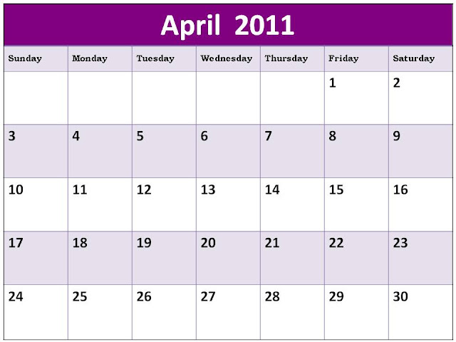 april easter 2011 calendar. of April+2011+calendar+