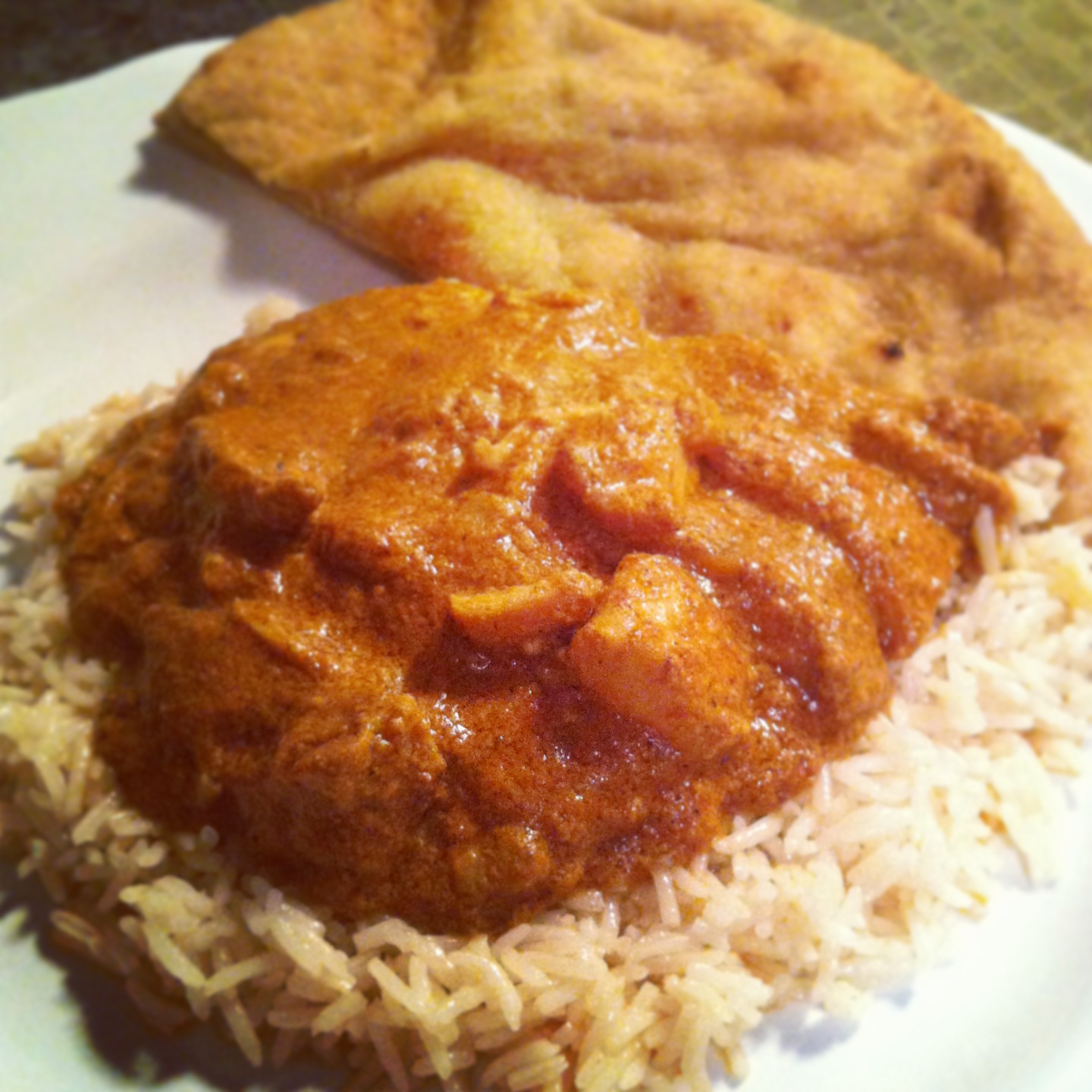 taylor made crockpot Indian butter chicken