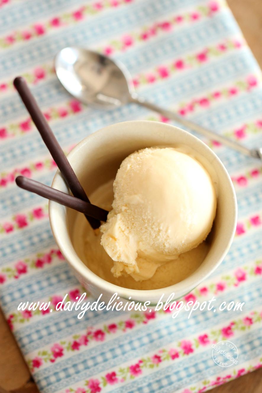 dailydelicious Rum Ice cream Cool down with light ice cream.
