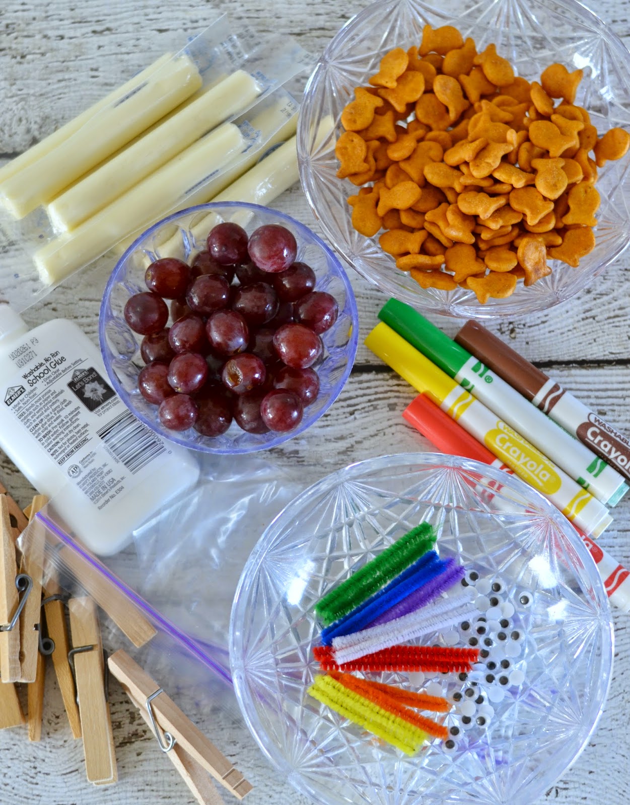 Goldfish crackers Butterfly Snack Bags Building Our Story