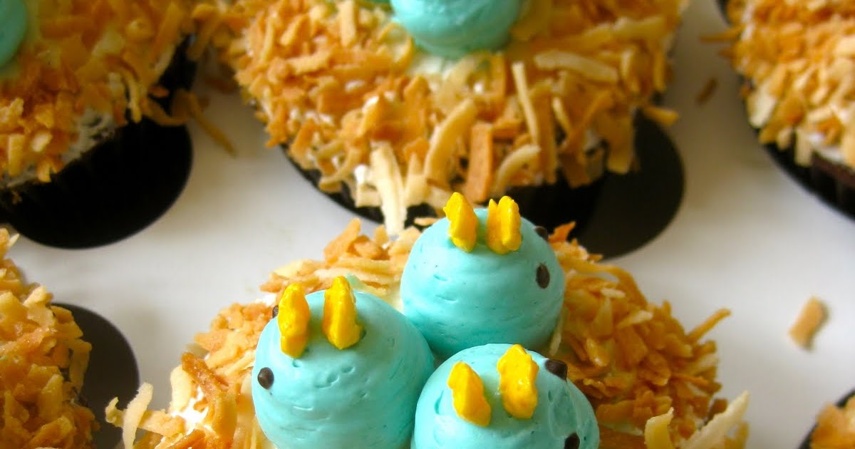 Pixie Crust: Nesting Baby Bird Cupcakes