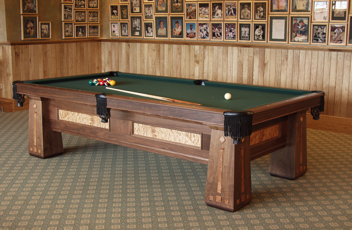 Dorset Custom Furniture A Woodworkers Photo Journal a custom pool table