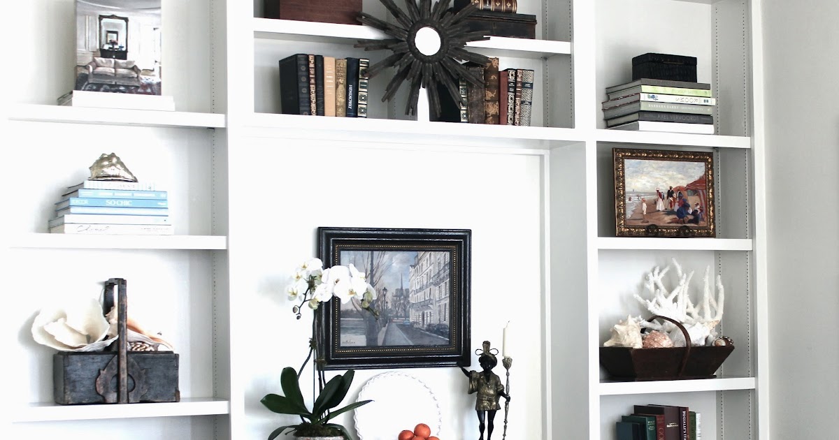 classic • casual • home Our Living Room Shelves