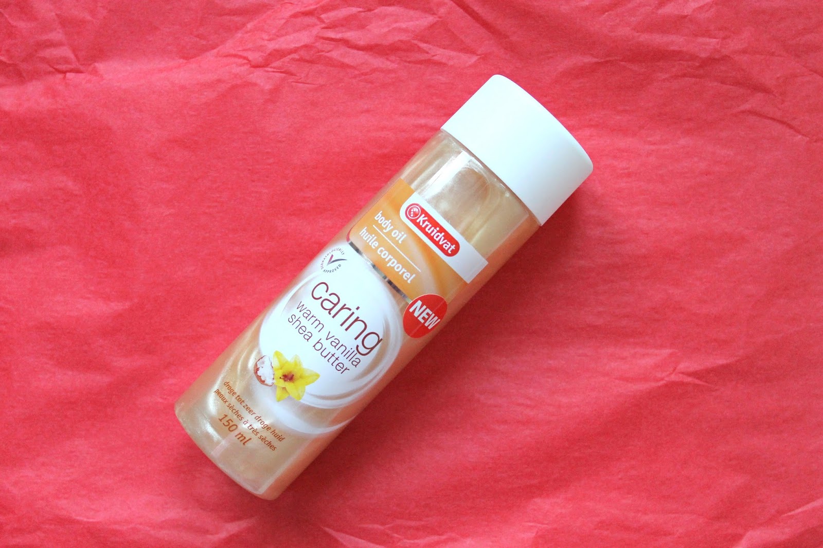 Review Kruidvat Caring Body Oil Warm Vanilla Vanessablogt