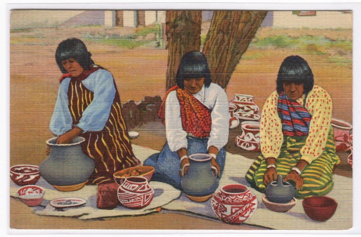 ancient native american pottery