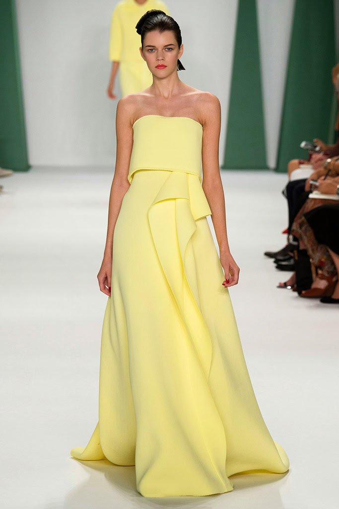 Primavera New Carolina scelta per la stata Herrera 2015 ᄄᄄ presentare Estate Fashion Week da La sua collezione York dCexBo