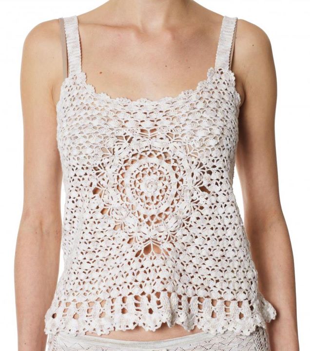 The Crochet Clothing Trend summer 2012