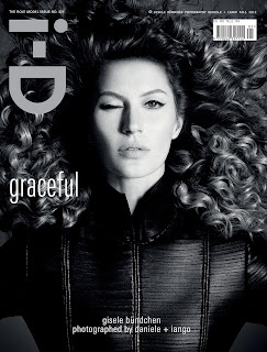 Gisele Bundchen on the cover  of  i-D Magazine  Fall 2012 issue