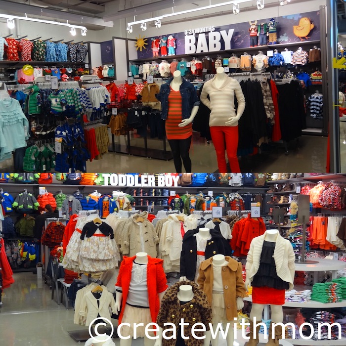 Create With Mom Redesigned Old Navy store at the Toronto Eaton Centre