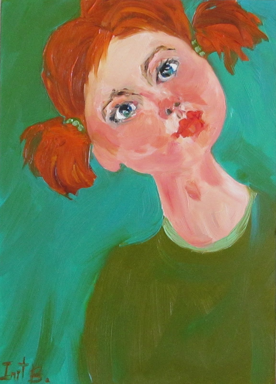 Paintings By Irit Bourla The Girl Next Door