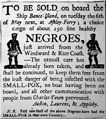 slave trade ads