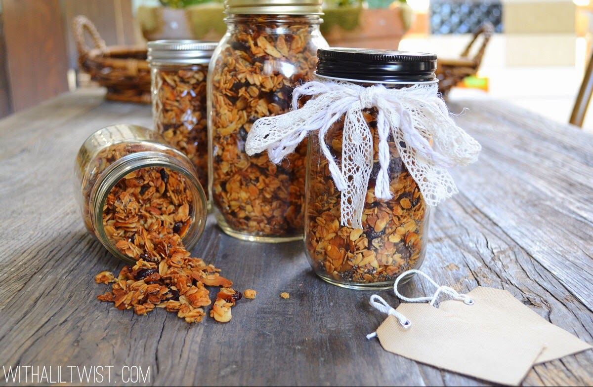 ...with a lil' twist Chia Seed and Agave Granola