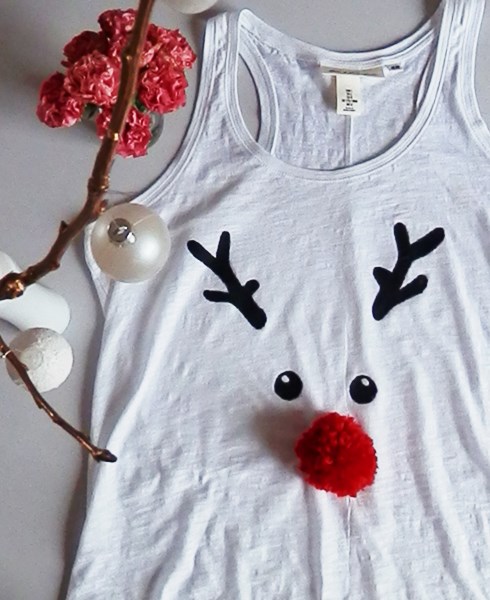 DIY : Le t-shirt Rudolphe
