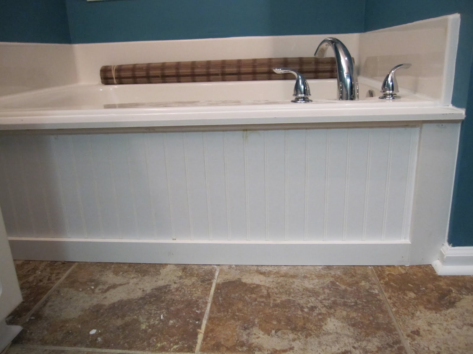 Not Mrs.Jones Standard tub into a build in tub (faux that is)