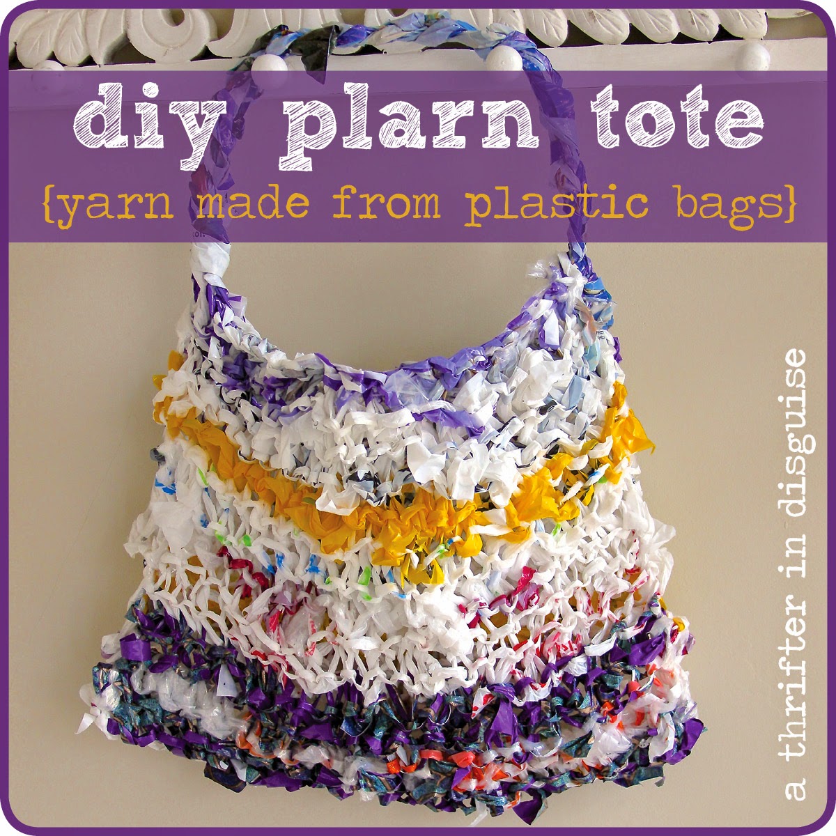 DIY Plarn Farmers Market Tote