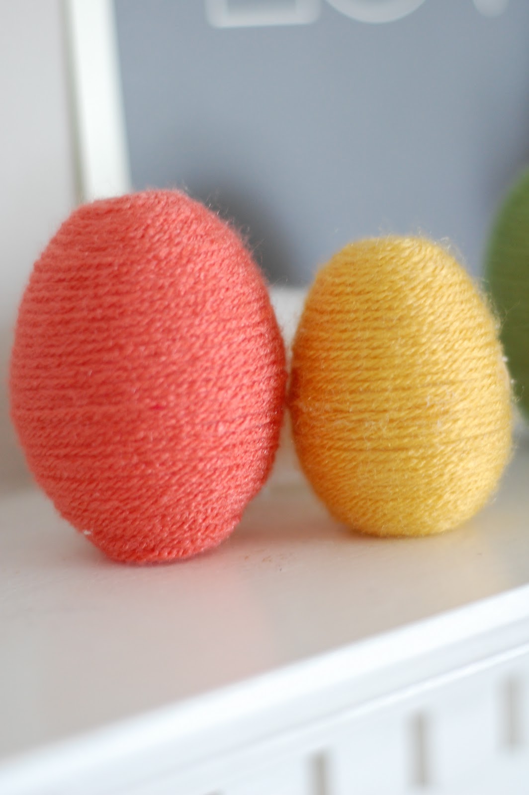 the remsnyders yarn easter eggs. how to.