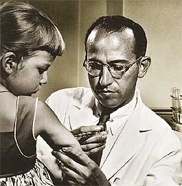 Jonas Salk was the famous scientist who created the polio...