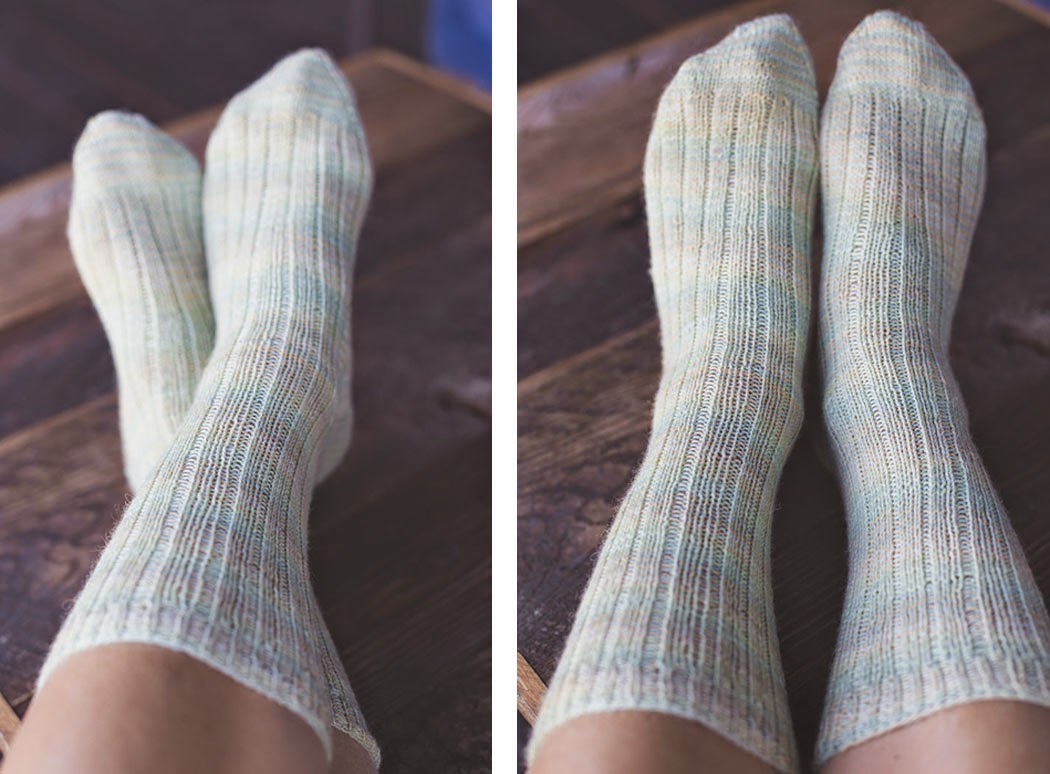 Fjord Girl Hand Knit Wool Socks