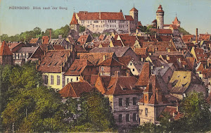 Nürnberger Altstadt mit Burg, um 1900