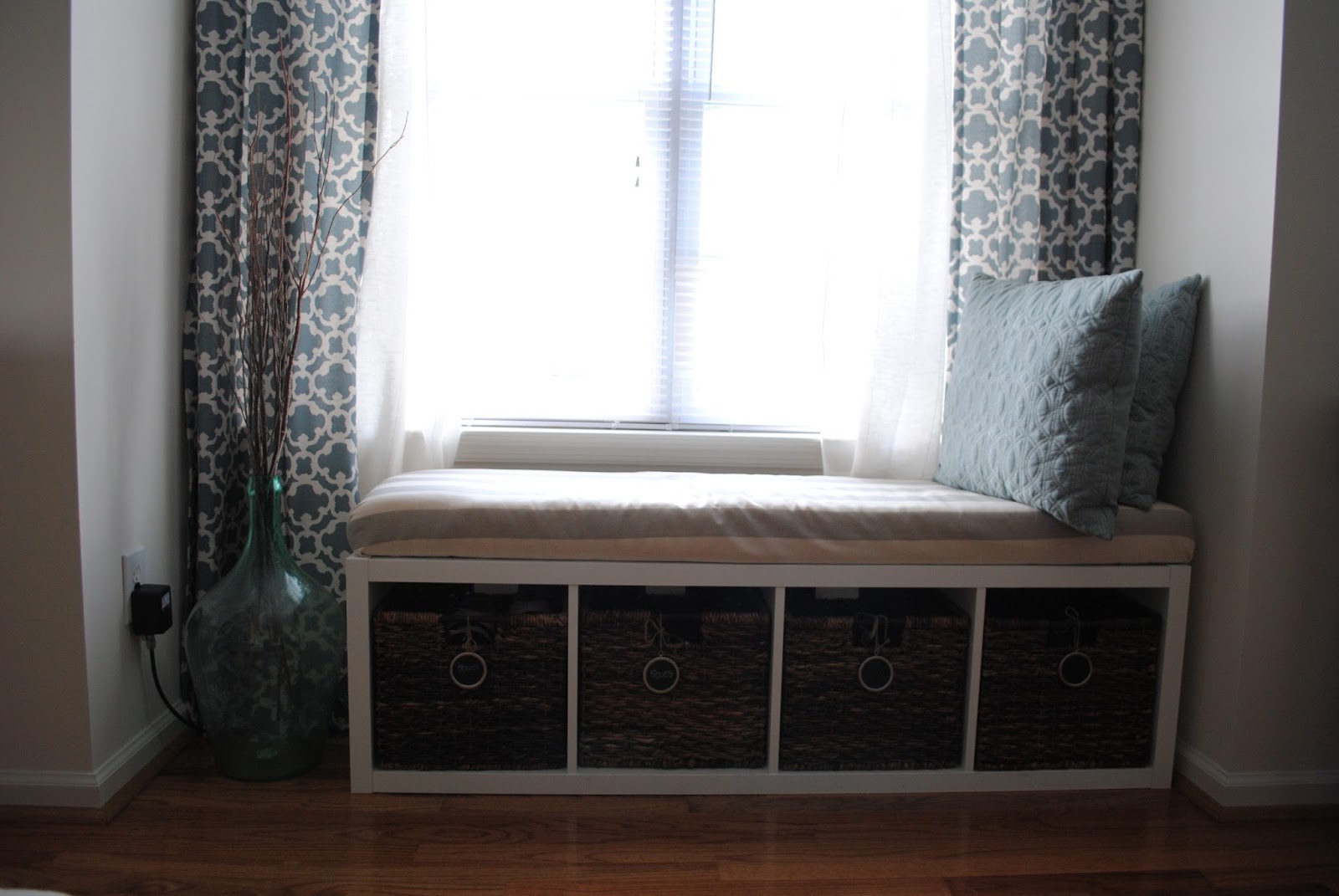 The Adorable Mess DIY Ikea Kallax Storage Bench