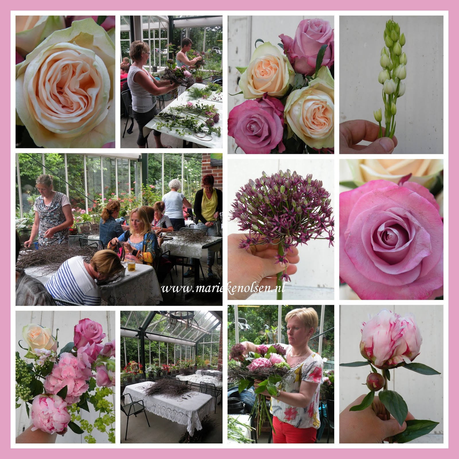 Marieke nolsen: workshop: hans kramers tuinboeket