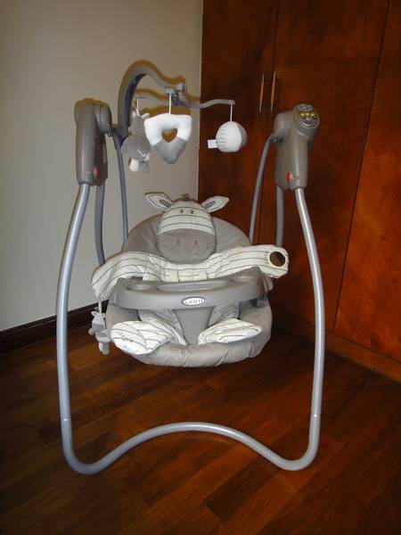 zebra baby swing