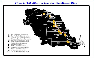 Tribal Reservations along the Missouri River