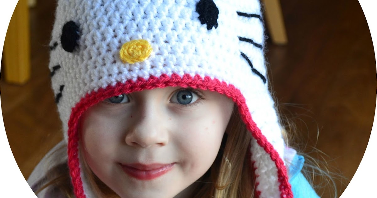 Crochet in Color Hello Kitty Hat Pattern