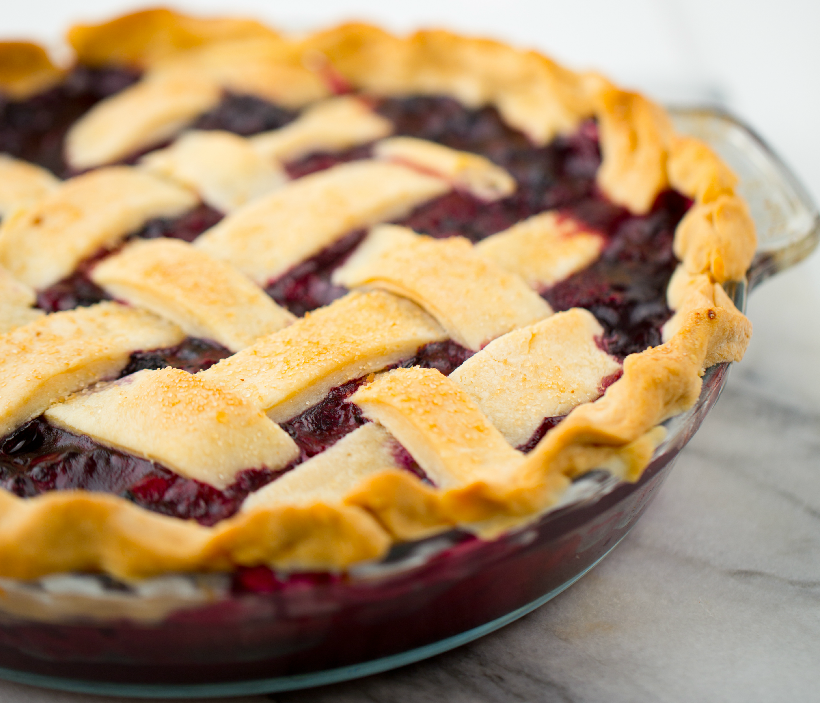 Berry Lattice Pie with homemade crust from Healthy Happy Vegan Kitchen Berry Lattice Pie with homemade crust from Healthy Happy Vegan Kitchen