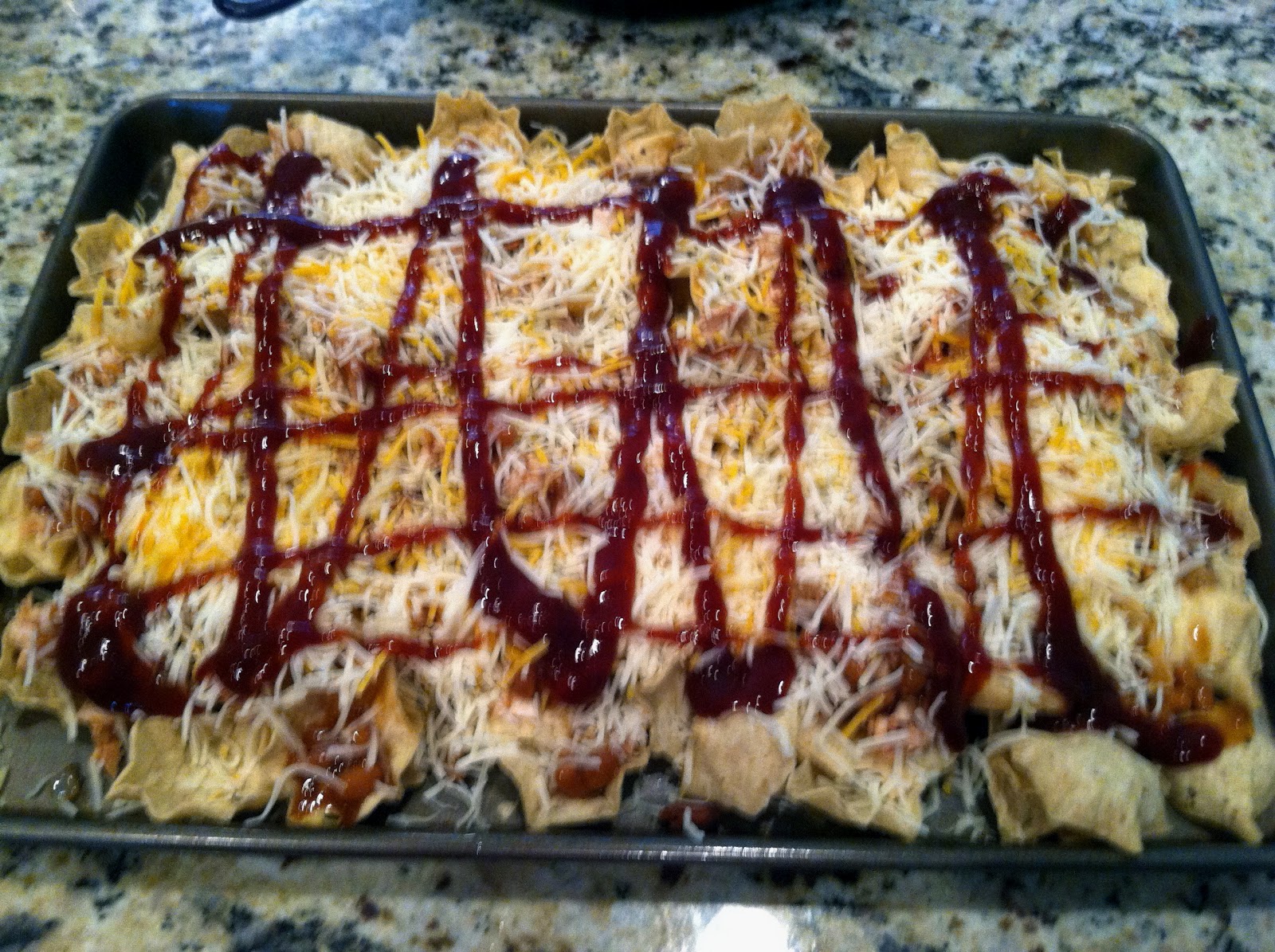 Growing with the Gunters BBQ Kitchen Sink Nachos