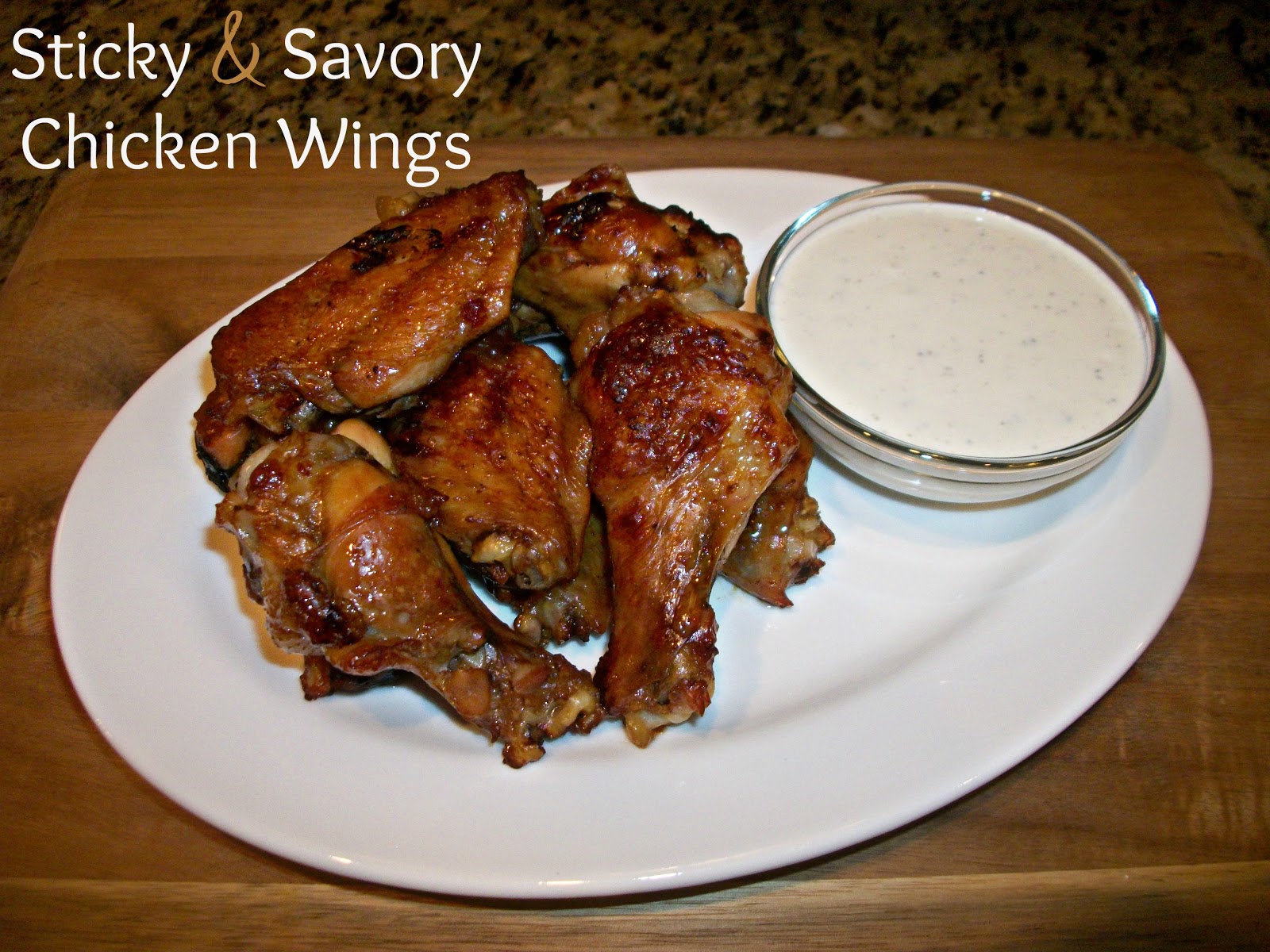 Kaitlin in the Kitchen Sticky & Savory Chicken Wings