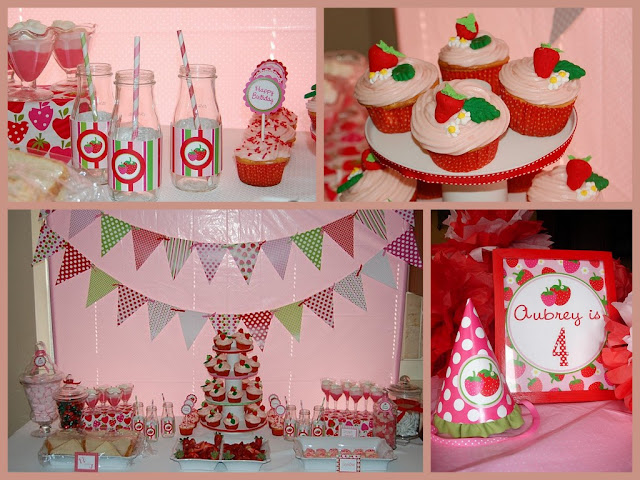 Strawberry Birthday Party Theme photo
