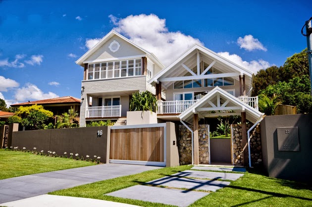 Rumah Minimalis Terbuka dengan Kolam Renang  Desain Rumah Modern Minimalis