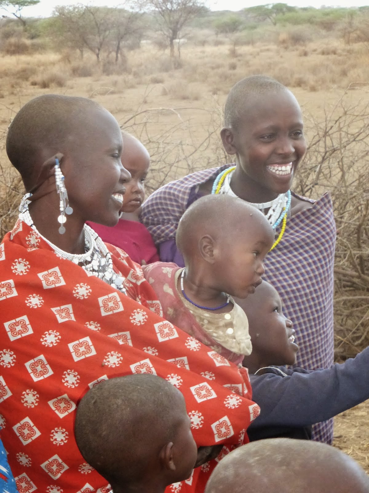 Masai Women and children