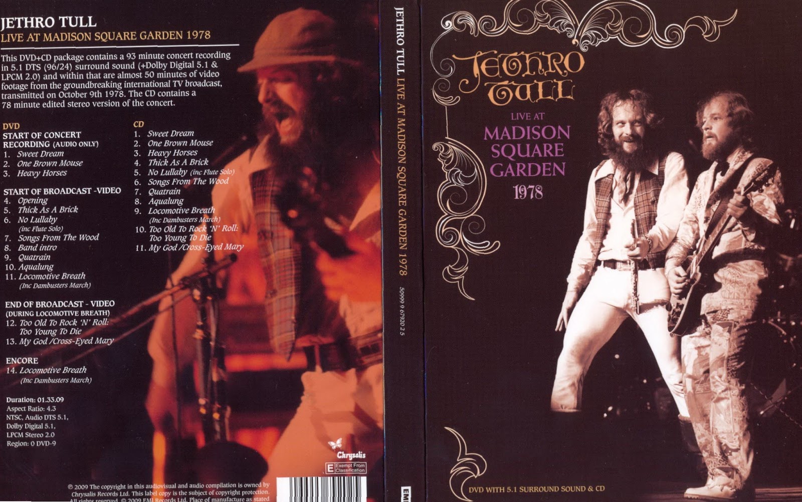 Jethro Tull - Aqualung Live at Madison Square Garden 1978
