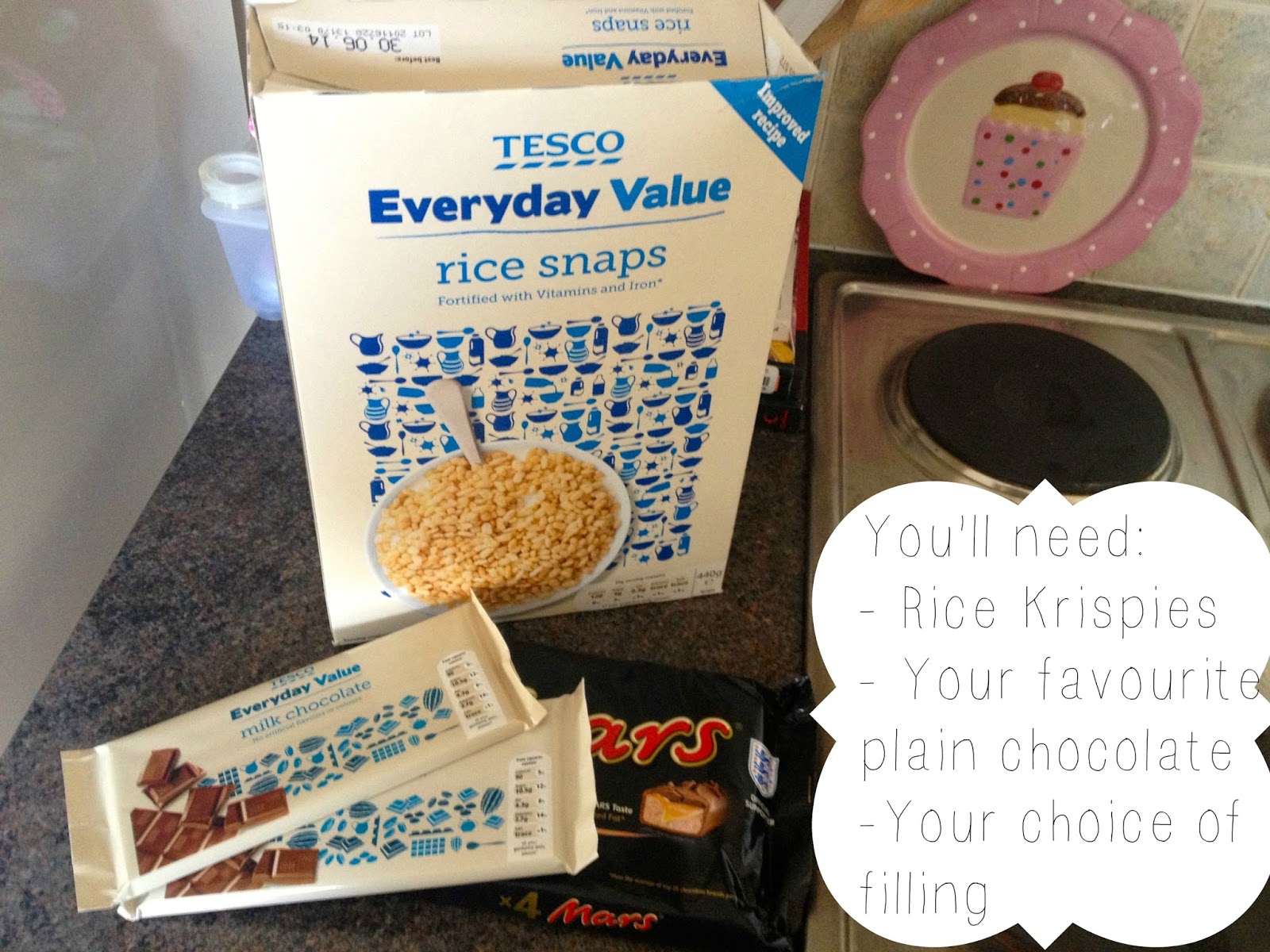 Confetti Letters Recipe // Mars Bar Rice Krispie Cake