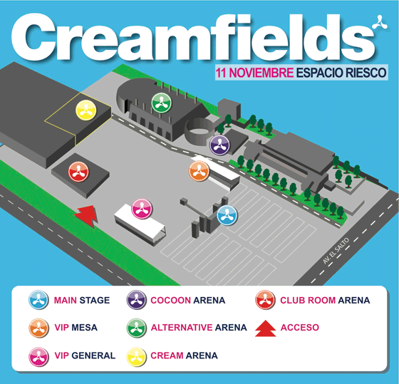 Creamfields 11 Noviembre 2011 (Chile)