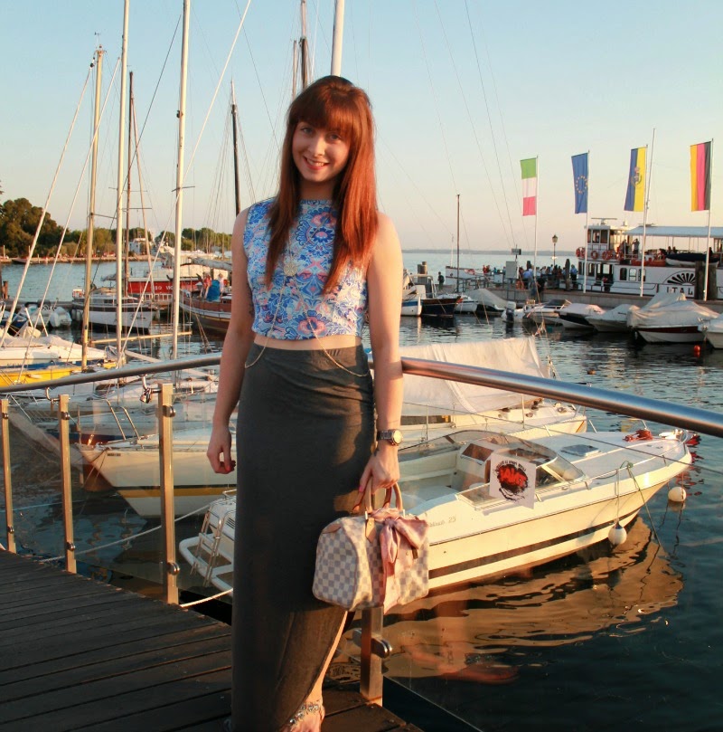 Boohoo Crop Top and Maxi Skirt Boohoo Crop Top and Maxi Skirt