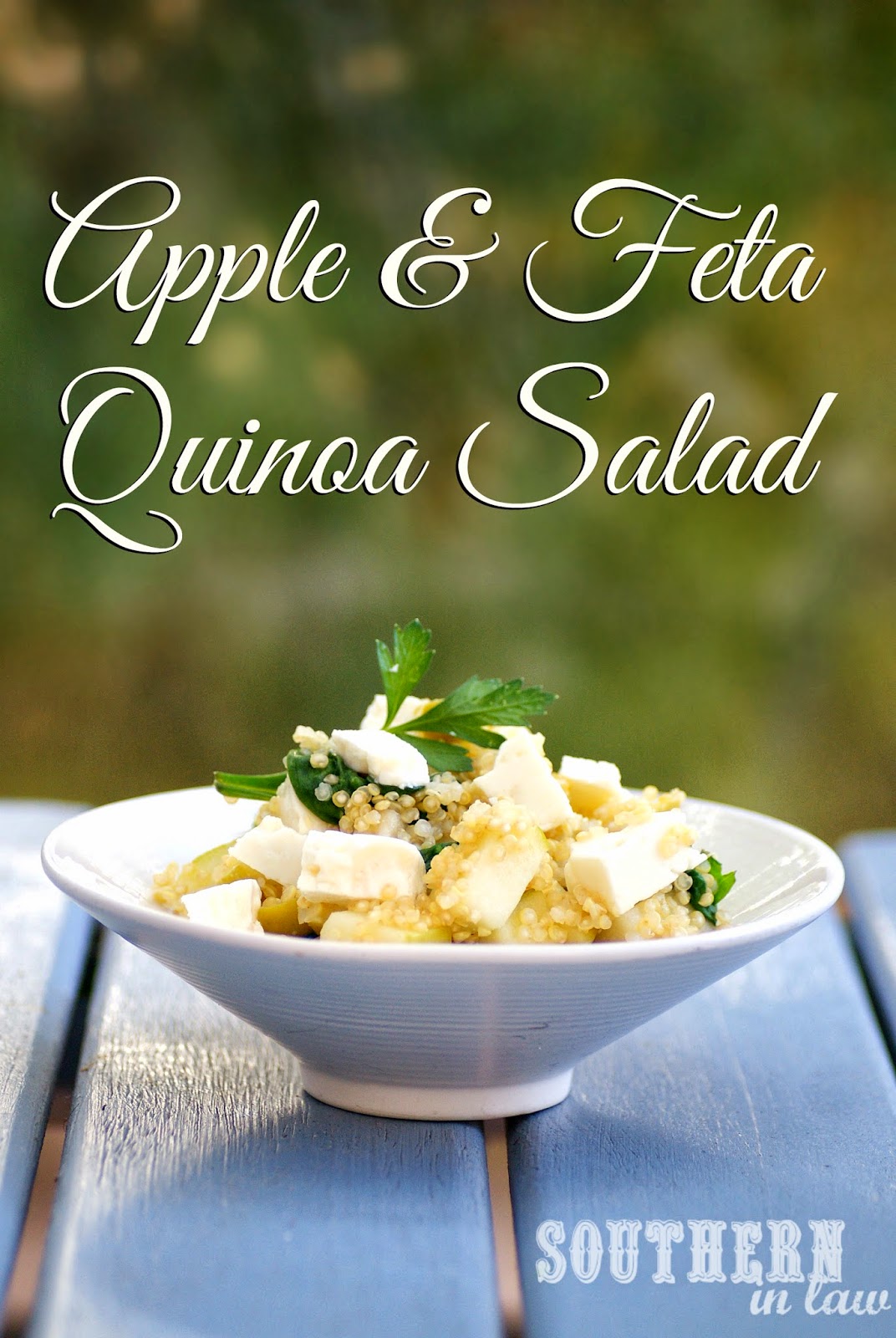 Southern In Law Recipe Apple and Feta Quinoa Salad