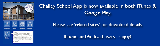 Chailey School has an mobile App