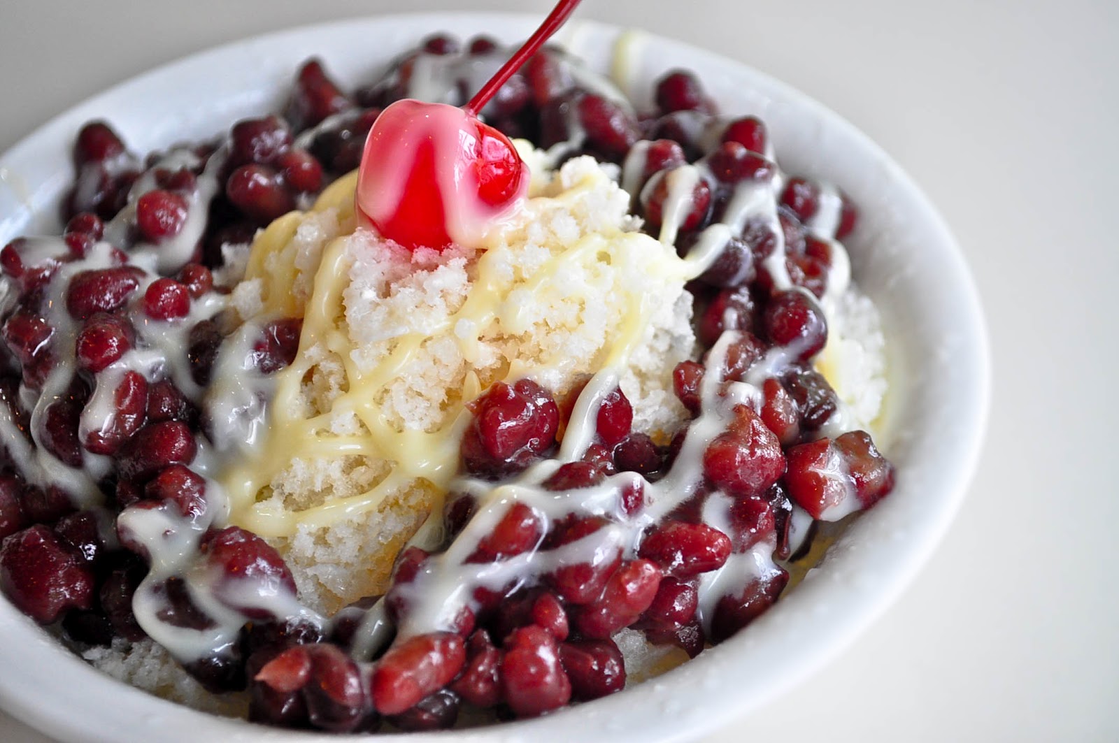 red bean ice