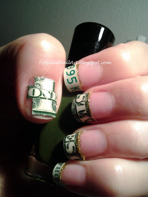 Tropical Nail Art So Gangsta