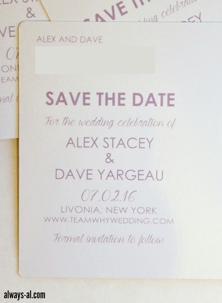 When to send out save the dates