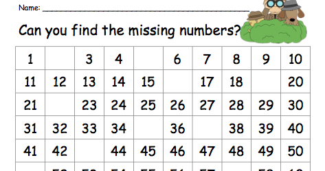 Classroom Freebies Too: 120 Chart Math Freebie