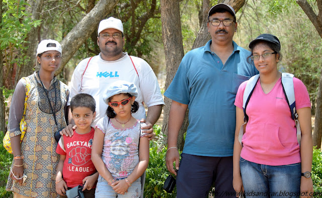 A family at Mriguvani National Park Chilkur