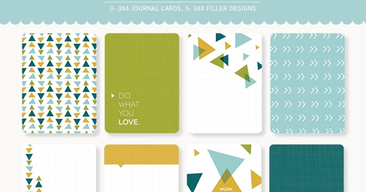 Geometric Journal Cards