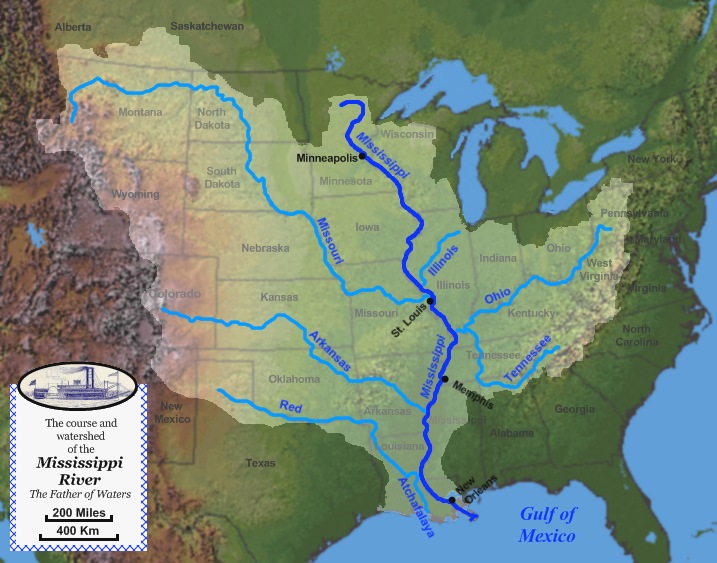 mississippi river map huck map of mississippi river. mississippi river map huck