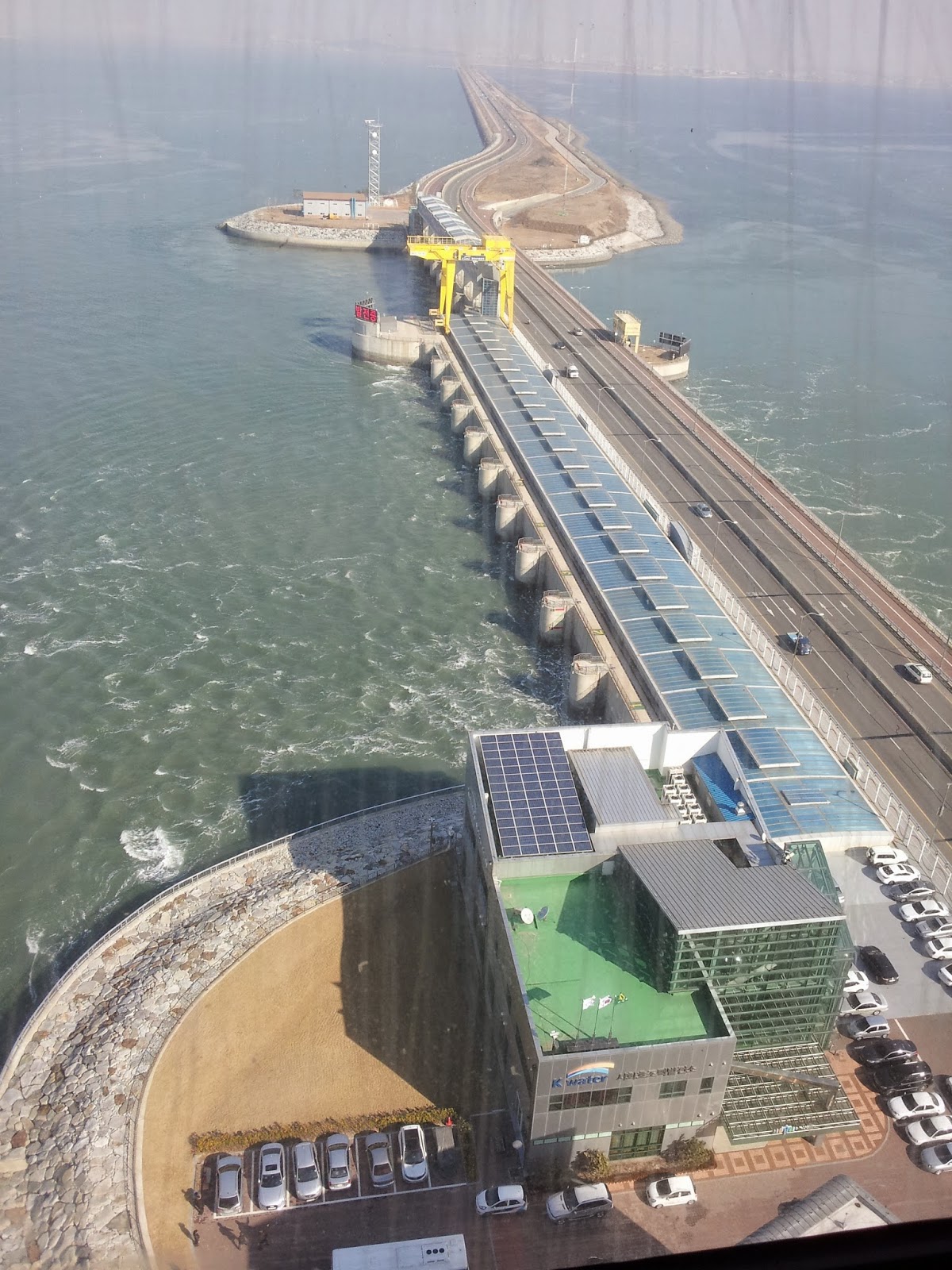 Yoo Drawing  Sketches At The Sihwa Lake Tidal Power Plant