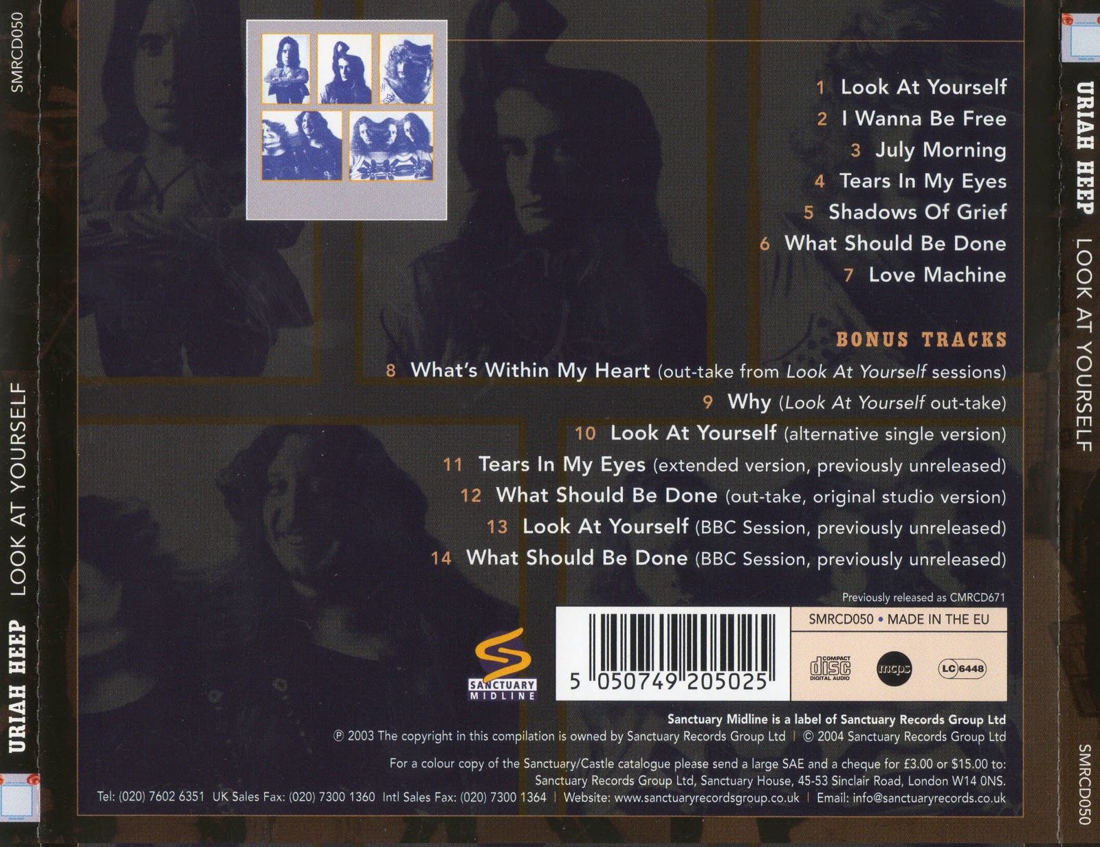 Uriah Heep Look At Yourself Deluxe Expanded Edition Plus 7 Bonus Track Wav